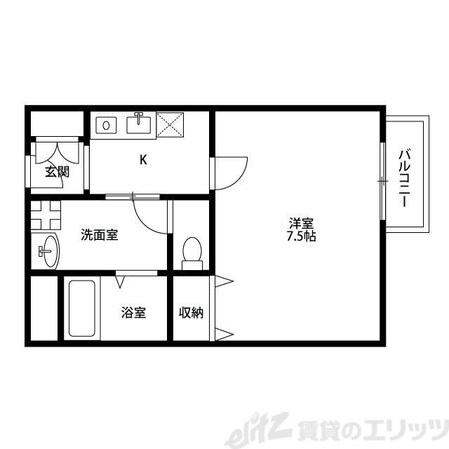 アンプルール茨木の物件間取画像